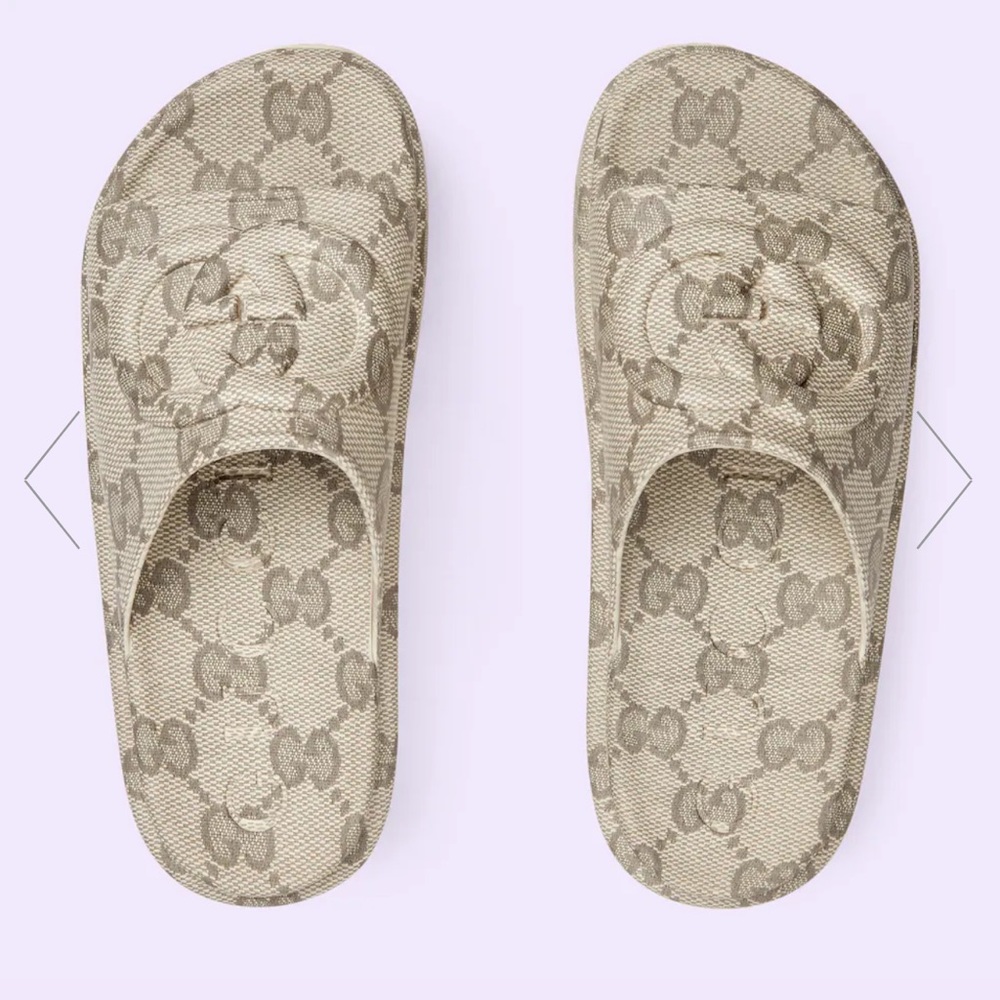 Gucci interlocking G platform sandals